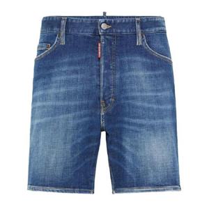 25 FW 디스퀘어드2 스트레치 코튼 데님 쇼츠 S74MU0869S30872 TP434426351