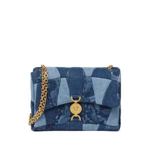 25 FW 베르사체 클라이오 데님 퀼팅 숄더 백 10159641A14385 TP437373320
