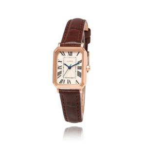 [로이드] 어썸스퀘어 클래식 브라운 여성 가죽시계 LL2G20410XGR