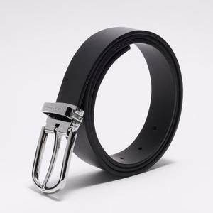 [질스튜어트] 블랙 실버 버클 남자 가죽 벨트 JUBE5F072BK