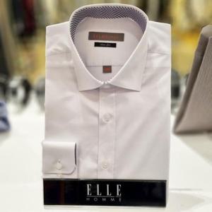 [엘르옴므]E251S38511_슬림핏화이트셔츠