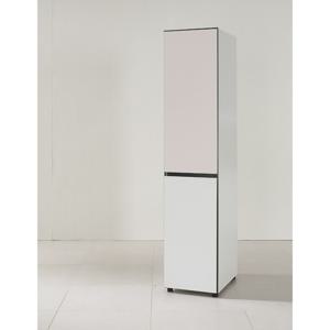 데코라인 비크 틈새장 주방 수납장 베란다 냉장고장 다용도 그릇장 400 베이비핑크 방문설치