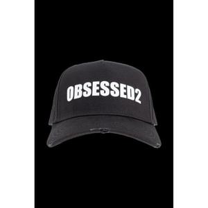 Dsquared2 로고 프린트 디스트레스드 베이스볼 캡 BCM092605C00001 M063 TP942249461