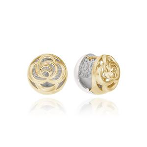 [미니골드] 로즈 볼륨 링귀걸이 MEM22003