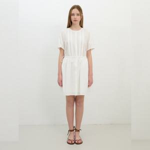 [올리브데올리브]코튼 미니 플레어 핀턱 원피스(OW5MO550)