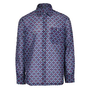 [파파브로]남성 잔패턴 긴팔 카라셔츠 YD-SHA-290,1