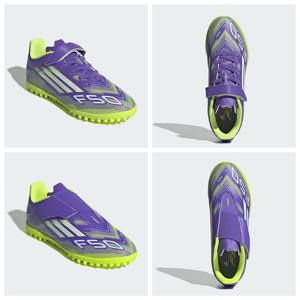 아디다스키즈 JI0033 JI0034  F50 클럽 벨크로 밴딩끈 풋살화 어린이 축구화 (180-240) HMDK