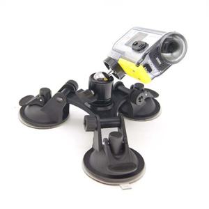 악세사리 소니 액션캠 3구 유리 흡착 마운트 블랙박스 자동차 석션컵