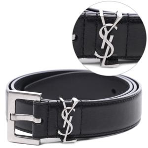[생로랑] 25SS 여성 모노그램 스퀘어 벨트 (634437 BOO0E 1000 25S)