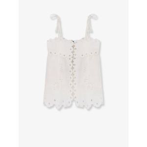 [FARM RIO] 라프리마 여성 티셔츠 앤 탑 퍼포레이티드 린넨 336579 L0025 OFFWHITE /12