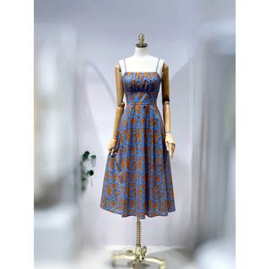 올리브데올리브 (OH5MO604) 썸머 슬리브리스 셔링 원피스