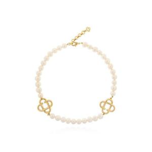 카사블랑카 로고 디테일 진주 목걸이 APF25JW085010 GOLDPEARL TP947727658