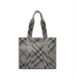 버버리 스몰 체크 니트 토트백 8104034