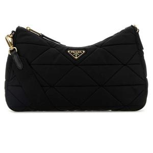 26 SS 프라다 블랙 퀼팅 패턴 지퍼 숄더백 1BC232VB9ORDJN
