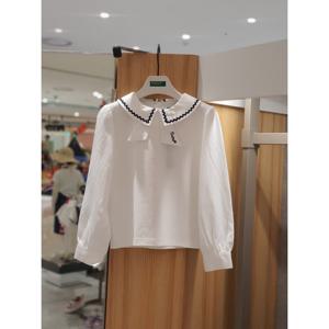 베네통키즈6 스칼럽 블라우스 QAWS01541 25F