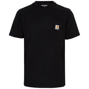 칼하트 25FW 블랙 로고 포켓 티셔츠 I030434 89XX