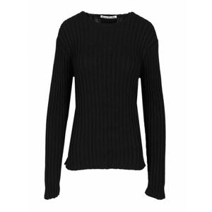 [ACNE STUDIOS] 라프리마 여성 크루 넥 리브 스웨터 C60098Z32 블랙 /8