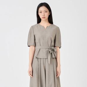 [TAG 270000원][케이엘바이린] 타이즈 벨티드 블라우스 KWBLPH4200