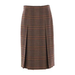 생로랑 프린스 오브 웨일스 체크 울 스커트 831068 Y9I702849