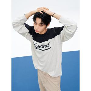 (265841AY30) [에잇세컨즈] 스트릿 레터링 긴소매 티셔츠  아이보리