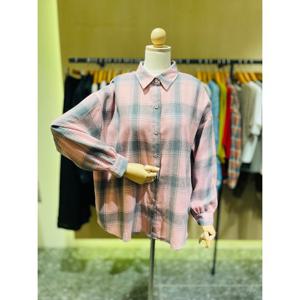 [러브앤쇼] 포인트 체크 컬러 셔츠 GCFJGSH03