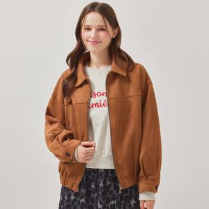 [포커스]집업 스웨이드 블루종 점퍼 PBBF5F1JP1331