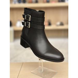 R 락포트 RW0264 데브 투버클 스트랩 여성 아몬드 토 앵클 부츠(4.5CM)