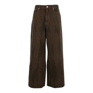 가니 오버다이드 헤비 데님 베기 팬츠 J1737979 BROWN DOM