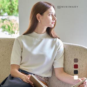 [미니마리] 스테디반목하프니트 (MMA3TS27)