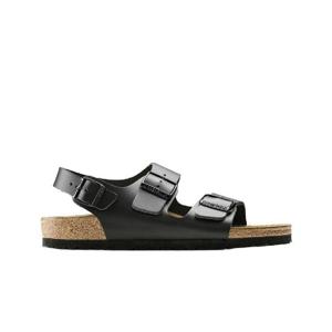 버켄스탁 밀라노 내츄럴 레더 블랙   레귤러 034191