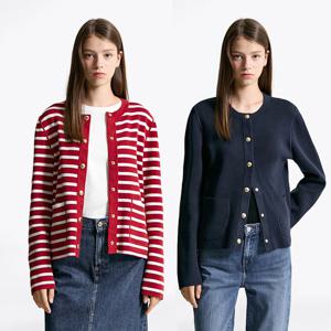 [공식][타미힐피거] 리버시블 저지 가디건 2종 택1 (T22F7KCD051WT2)