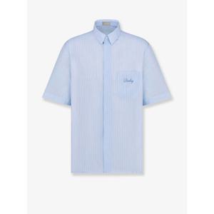 [DIOR] 라프리마 남성 셔츠 ling 코튼 스트라이프 493C521D3059 585 BLEU /12