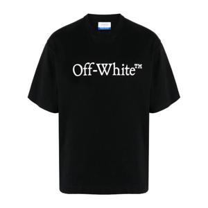 오프화이트 빅 로고 스케이트 코튼 반팔 티셔츠 OMAA120C99JER0