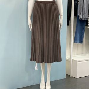 [클리지]밴딩 플리츠 주름 스커트 CP8WSK01