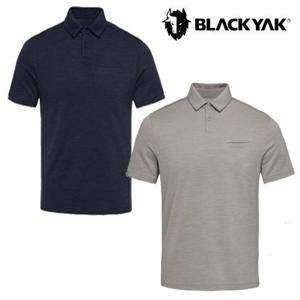 남성 기능성 울소재 간절기티셔츠 메리노 울 카라 반팔티 1BYKTFU006 NW