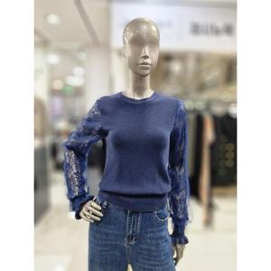 제시뉴욕 세이브존04 시스루 소매 라운드 니트 JE85KO2620KO