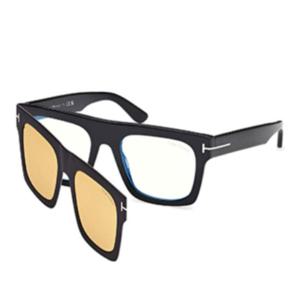 톰포드 렉탱귤러 풀 림 클립온 안경테 FT6068 B 53001 001 53