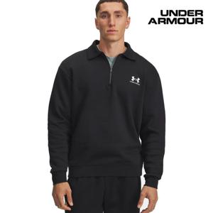 [언더아머(백)]남성 UA 아이콘 플리스 남성 카라 집업 티셔츠 6004932-001