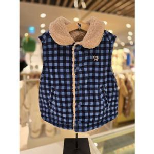 [블루독베이비] 25 FW(NY)리버시블 체크베스트(45C1422502)유아 아가옷 백일 돌 선물 조카 양면 조끼 (45C1