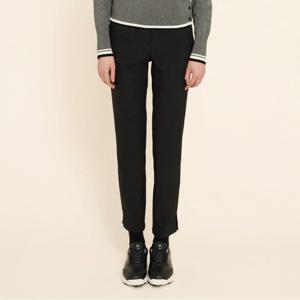 [JDX] 여성 밑단 트임 밴드 팬츠(X1PTU5701BK)