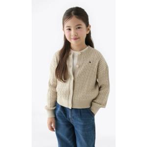 [타미힐피거칠드런] 케이블 가디건 T42F7WCD100GT2