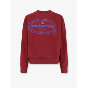 [STUSSY] 라프리마 남성 스웨트셔츠 Authorized 크루 코튼 블렌드 스웻셔츠 1915122 0606 WINE /12