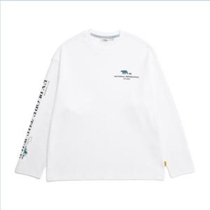 [내셔널지오그래픽 (행사)]공용 컨셉그래픽 세미오버핏 긴팔 라운드티 N233UTS040