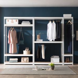 [스피드랙]스피드랙 행거 W800XD400XH1350X2단X행거봉1개 드레스