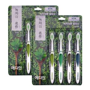 [메디안]메디안 녹차의 명작 칫솔 4입 x2_14573441_587943