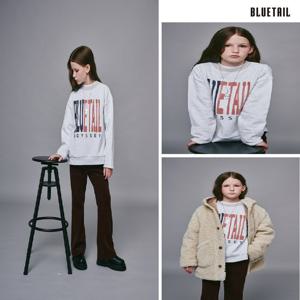 [블루테일]AZH4TS01LG 라운드 슬릿 라이트그레이 맨투맨