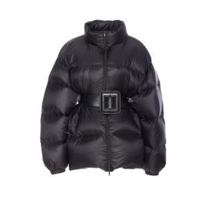 발렌시아가 아워글래스 쇼트 푸퍼 850864TTO411000 Black