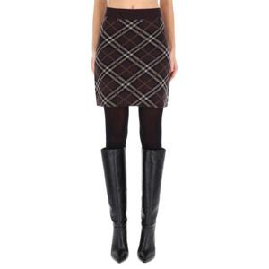버버리 숏 스커트 8114203 B2412 BROWN
