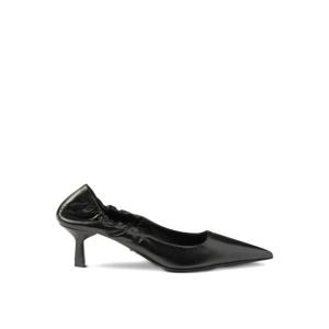 25 FW 프라다 주름 이펙트 포인티드 토 레더 펌프스 55mm 1I188OFD055070 TP443808381