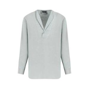 25 FW 조르지오아르마니 V넥 긴소매 티셔츠 GM001418TE14682 TP444044813